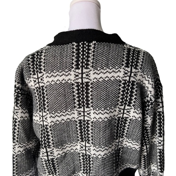 Princess Polly - Zaynah Cropped Cardigan Dark Academia Plaid Collegiate Sz XS/S - Picture 5 of 6